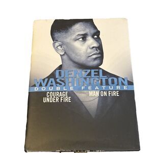 SEALED Denzel Washington 2x Feature (DVD, 2008) Man On Fire, Courage Under Fire